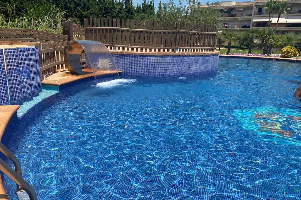 Precioso Atico En Complejo Residencial Con Piscina Apartment Sant Carles De La Rapita Bagian luar foto