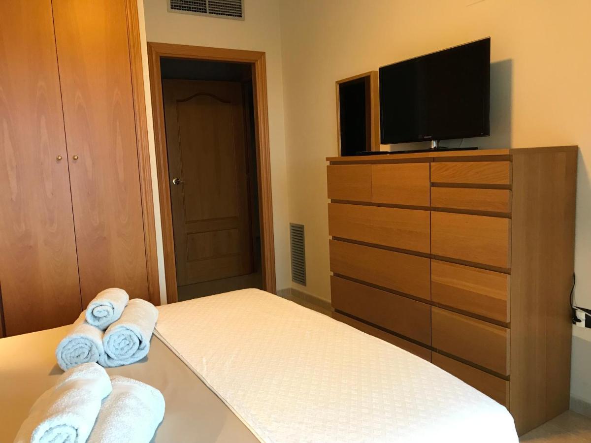 Precioso Atico En Complejo Residencial Con Piscina Apartment Sant Carles De La Rapita Bagian luar foto